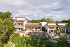 Aerial exterior of Villa Belvedere luxury villa in Peninsula Papagayo Costa Rica