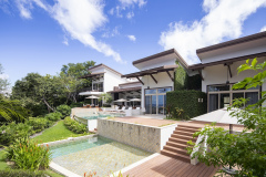 xterior view of Villa Belvedere with luxury pool terrace in Peninsula Papagayo Costa Rica