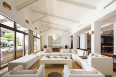 Open concept luxury living room at Villa Belvedere Peninsula Papagayo