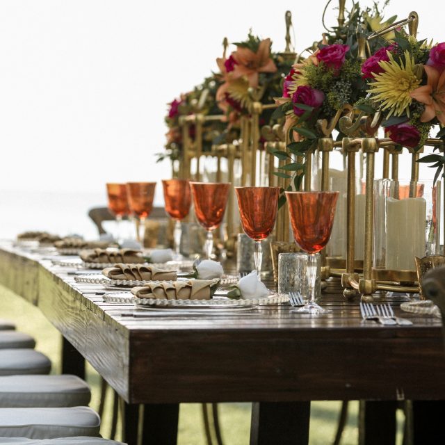 Peninsula Papagayo beach dinner